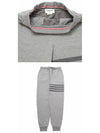 Men's Diagonal Loop Back Track Pants Medium Grey - THOM BROWNE - BALAAN 7