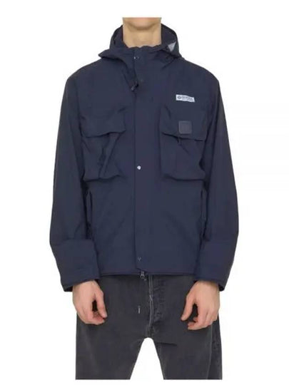 Metropolis Series Gore-Tex 3L Infinium Hooded Jacket Navy - CP COMPANY - BALAAN 2