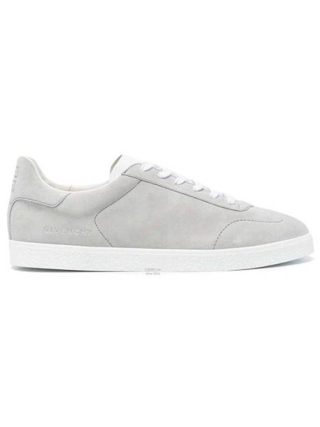 Town Suede Low Top Sneakers Grey - GIVENCHY - BALAAN 2