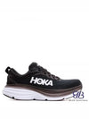 Men's Bondi 8 Low Top Sneakers Black - HOKA ONE ONE - BALAAN 2