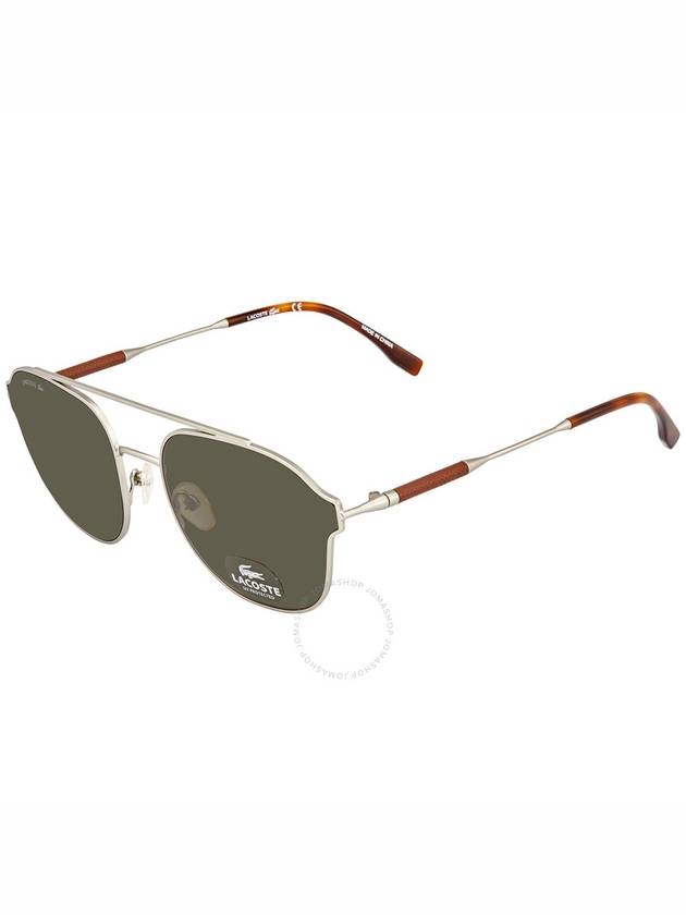 Lacoste Brown Green Pilot Men's Sunglasses L103SND 038 58 - LACOSTE - BALAAN 2