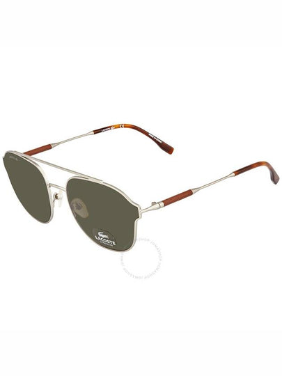 Lacoste Brown Green Pilot Men's Sunglasses L103SND 038 58 - LACOSTE - BALAAN 2