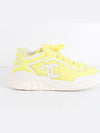 cc logo sneakers yellow 37 - CHANEL - BALAAN 5