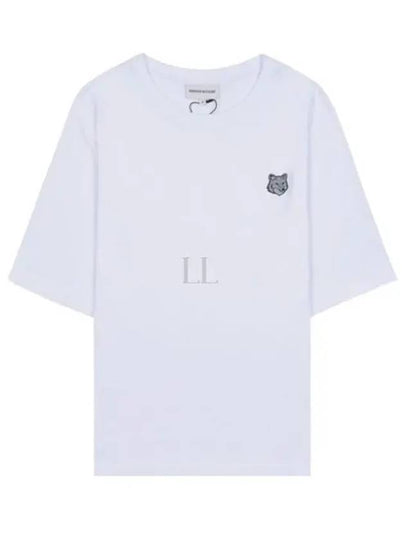 Bold Fox Head Patch Short Sleeve T-Shirt White - MAISON KITSUNE - BALAAN 2