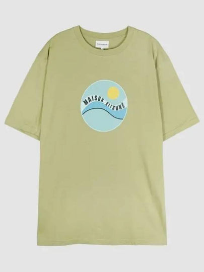 Pop Wave Print Short Sleeve T-Shirt Canvas - MAISON KITSUNE - BALAAN 2