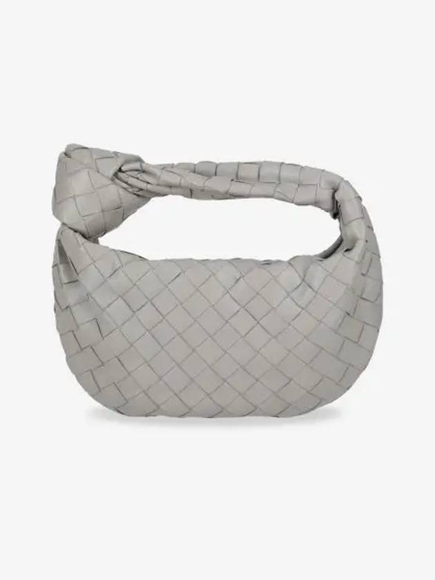 Jodie Intrecciato Small Tote Bag Grey - BOTTEGA VENETA - BALAAN 2