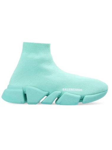 Speed 2.0 High Top Sneakers Mint - BALENCIAGA - BALAAN 1