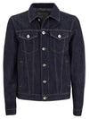 Classic Collar Denim Jacket Lightweight Denim - BRUNELLO CUCINELLI - BALAAN 2