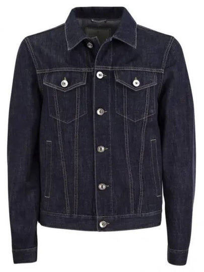 Classic Collar Denim Jacket Lightweight Denim - BRUNELLO CUCINELLI - BALAAN 2