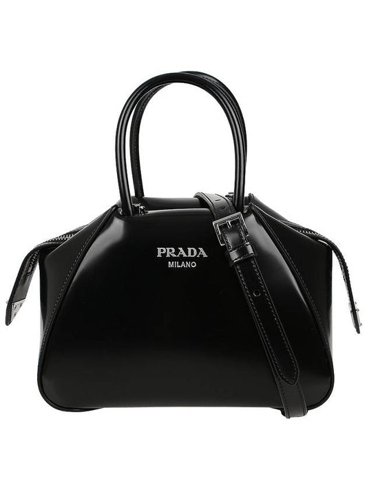 Supernova Leather Handbags Black - PRADA - BALAAN 2