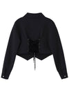 western crop jacket black - MSKN2ND - BALAAN 3