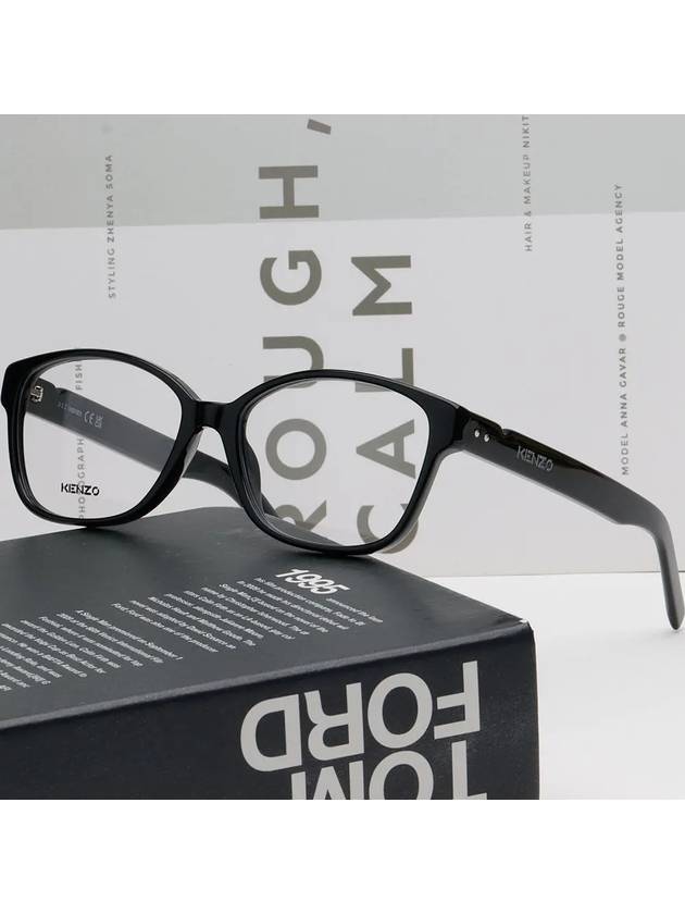 Glasses Frame KZ50157I 001 Men Women Horned Frames - KENZO - BALAAN 2