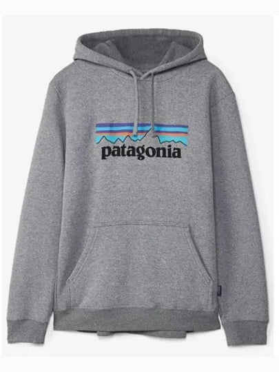 P 6 Logo Uprisal Hoodie Grey - PATAGONIA - BALAAN 2