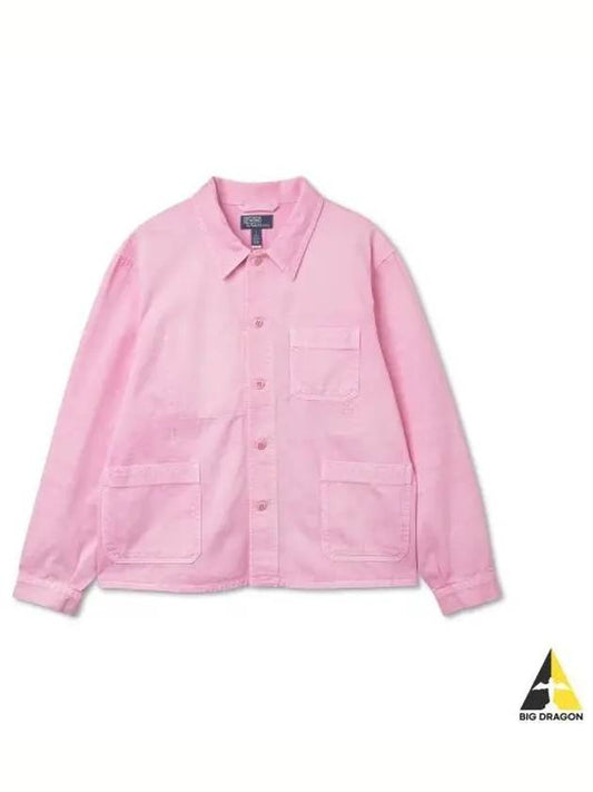 Twill utility jacket pink - POLO RALPH LAUREN - BALAAN 1