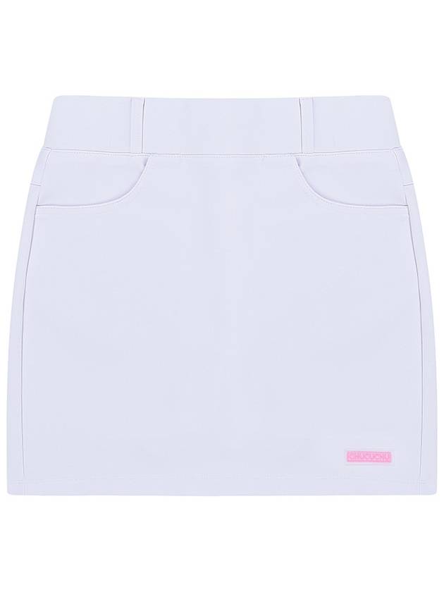 C23SSK009W New Basic Line Skirt White - CHUCUCHU - BALAAN 1