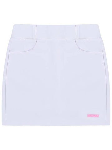 C23SSK009W New Basic Line Skirt White - CHUCUCHU - BALAAN 1