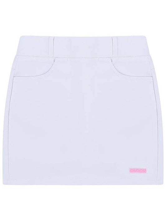 C23SSK009W New Basic Line Skirt White - CHUCUCHU - BALAAN 1