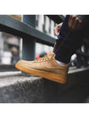 Air Force 1 07 WB Low Top Sneakers Brown - NIKE - BALAAN 2