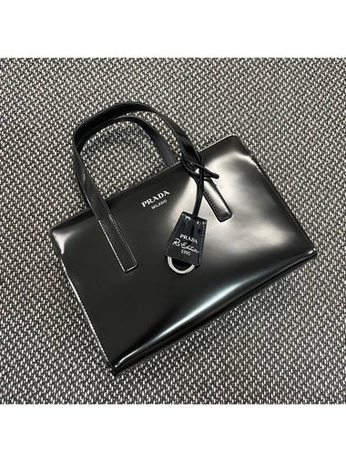 Re edition 1995 brushed leather mini tote bag - PRADA - BALAAN 1