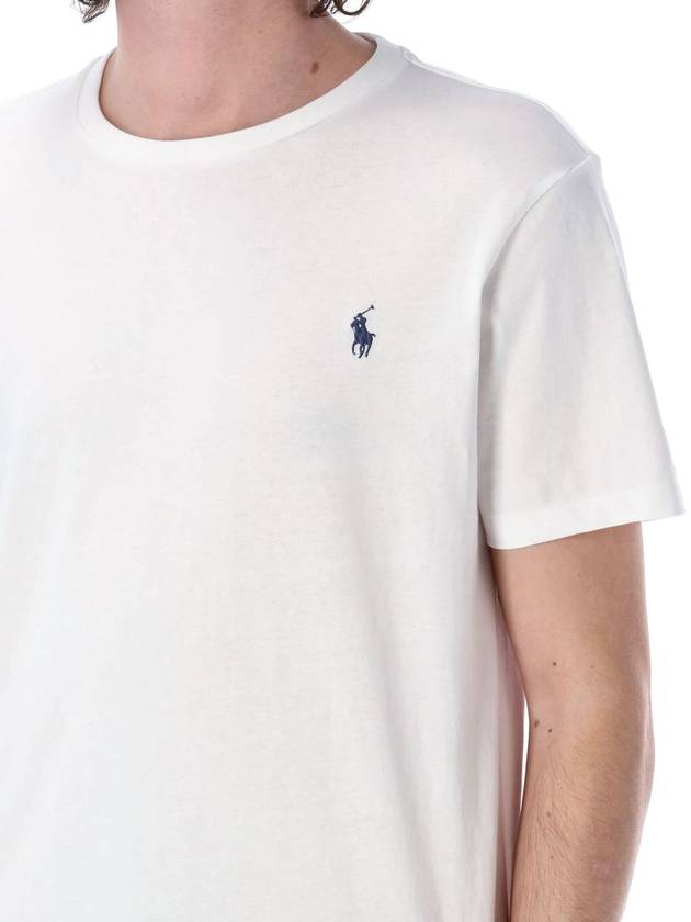 Men's Embroidered Pony Short Sleeve T-Shirt White - POLO RALPH LAUREN - BALAAN 4