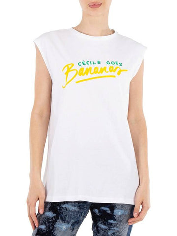 Etre Cecile Goes Bananas Boyfriend Tank, Size Large - ETRE CECILE - BALAAN 1