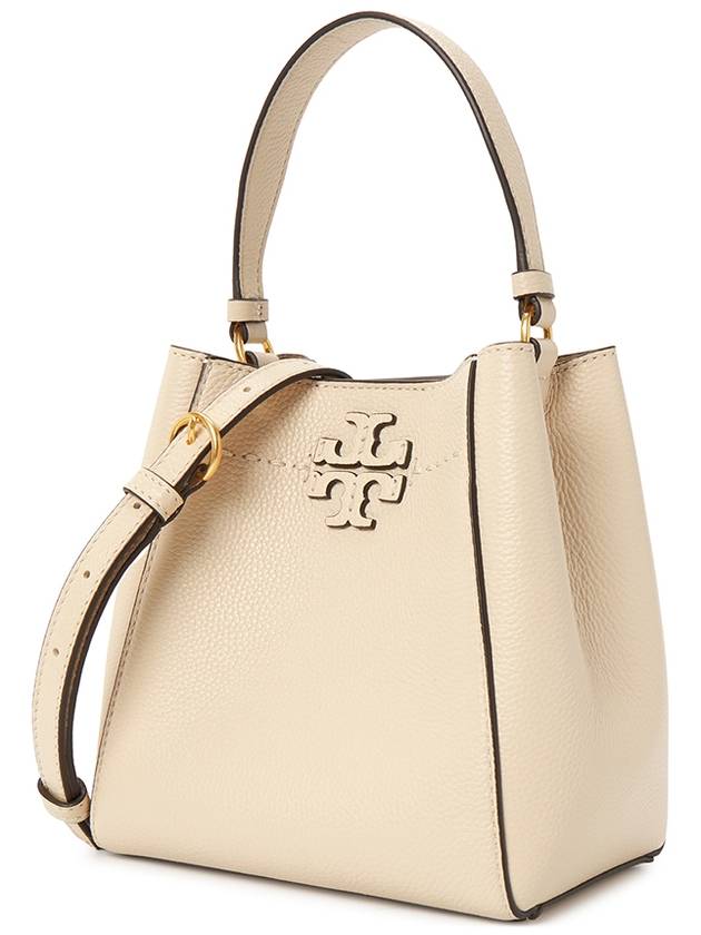 McGraw McGraw Small Bucket Bag Cream - TORY BURCH - BALAAN 4