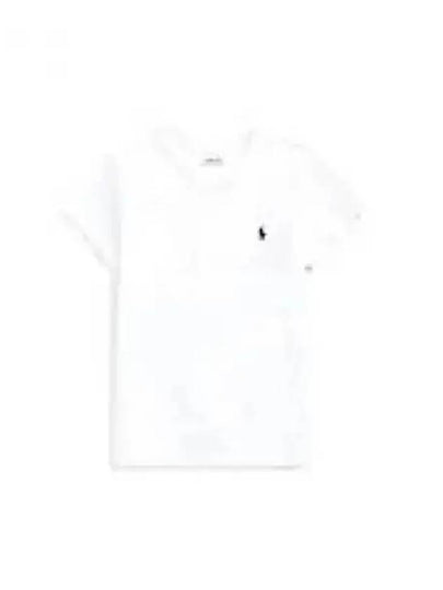 Pony Logo Cotton Crew Neck Short Sleeve T-Shirt White - POLO RALPH LAUREN - BALAAN 2