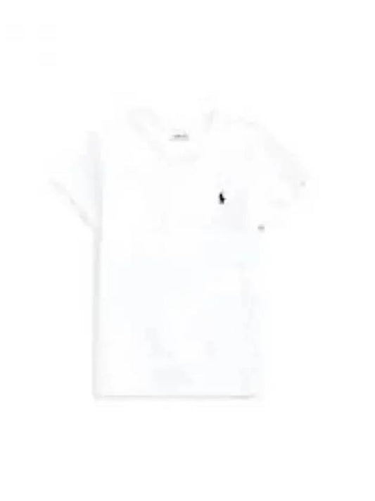 30 Points W Cotton Crew Neck Tee White - POLO RALPH LAUREN - BALAAN 1