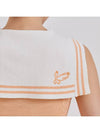 Golf Wear Sailor Sleeveless Knit Peach - J JANE - BALAAN 4