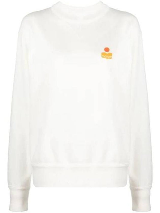 Men's Mike Mike Logo Sweatshirt White - ISABEL MARANT - BALAAN 1