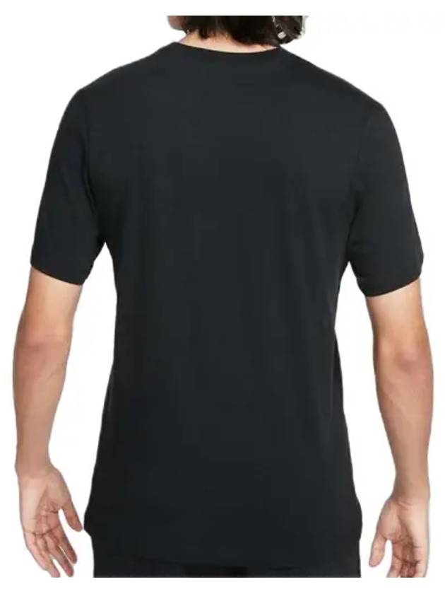 Men's Sportswear 6MO Swoosh Short Sleeve T-Shirt Black - NIKE - BALAAN 3