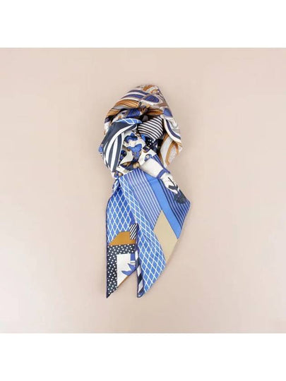 Grand Theatre Nouveau 90 Scarf Bleu - HERMES - BALAAN 2