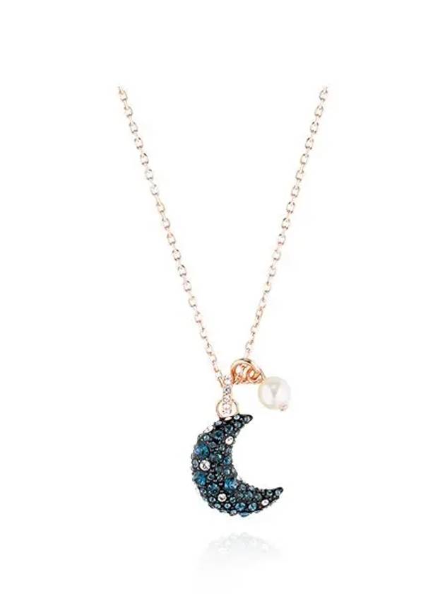 Moon Necklace Rose Gold - SWAROVSKI - BALAAN 4