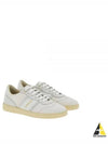 Logo Leather Low Top Sneakers White - SALVATORE FERRAGAMO - BALAAN 2