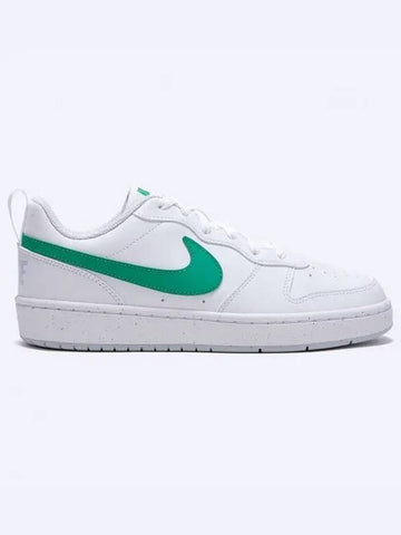 Court Borough Recraft Low Top Sneakers Green White - NIKE - BALAAN 1