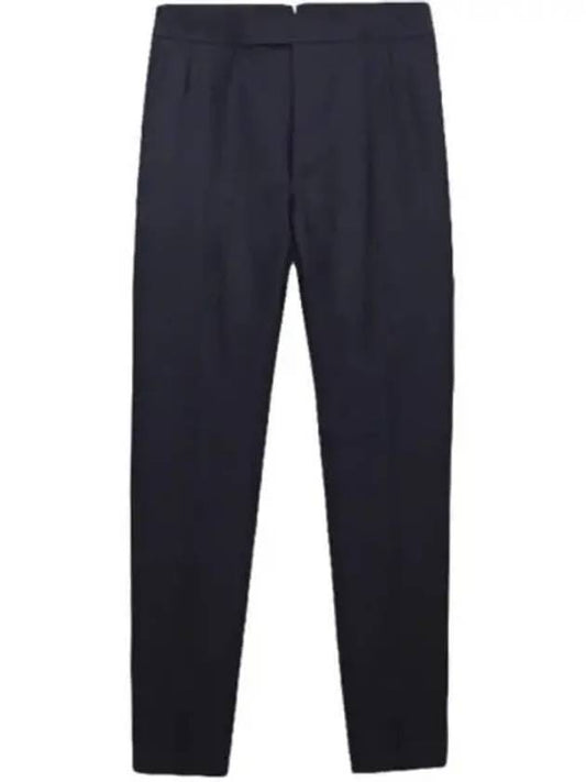 Super 120S Twill Classic Backstrap Trouser Pants Navy - THOM BROWNE - BALAAN 2