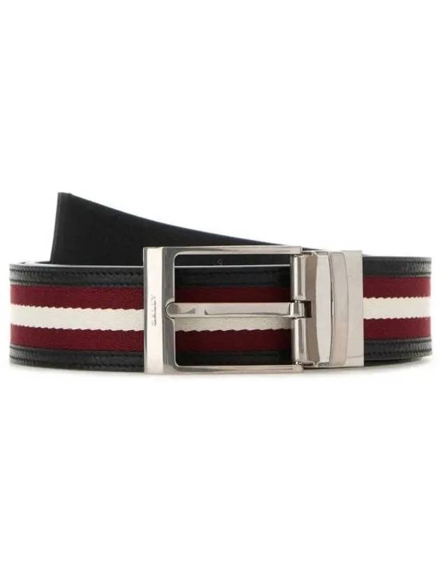 Shiffie 35 Reversible Leather Belt Black Red - BALLY - BALAAN 2