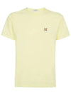 Fox Head Patch Classic Short Sleeve T-Shirt Light Yellow - MAISON KITSUNE - BALAAN 2