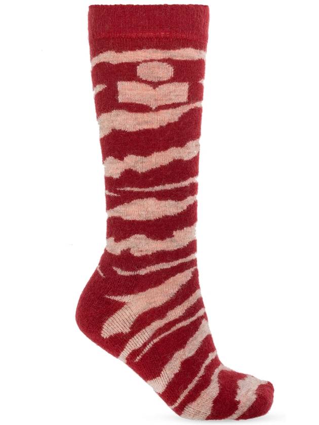 Isabel Marant Socks Shona, Women's, Red - ISABEL MARANT - BALAAN 1