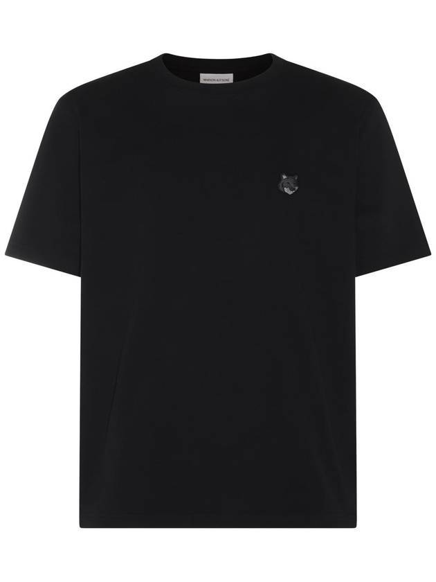 Bold Fox Head Patch Comfort Short Sleeve T-Shirt Black - MAISON KITSUNE - BALAAN 1