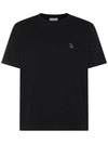 Bold Fox Head Patch Comfort Short Sleeve T-Shirt Black - MAISON KITSUNE - BALAAN 1