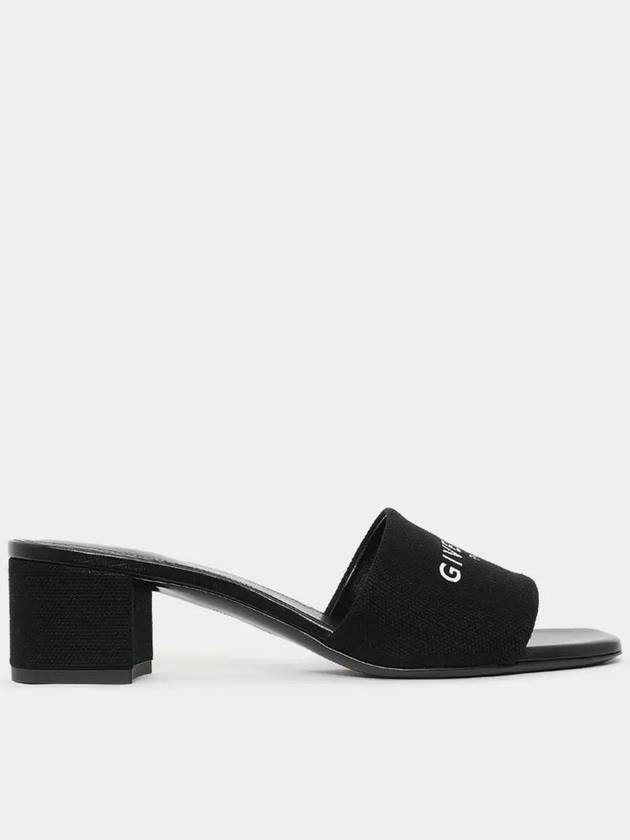 4G Canvas Mule Heel Black - GIVENCHY - BALAAN 3