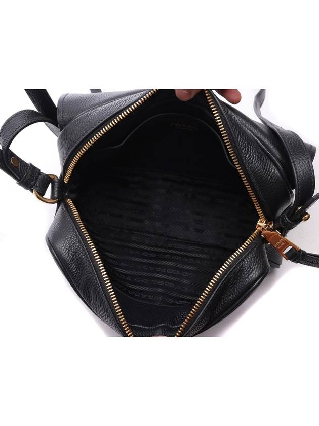 Vitello Phoenix Crossbody Bag Black - PRADA - BALAAN 7