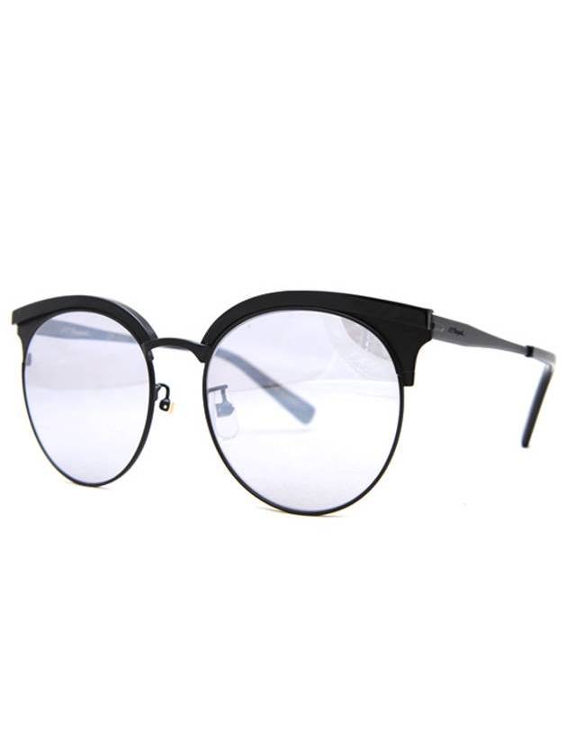 Eyewear Round Sunglasses Black - S.T. DUPONT - BALAAN 1