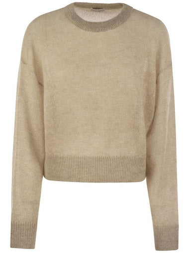 English rib sweater with monili - BRUNELLO CUCINELLI - BALAAN 1