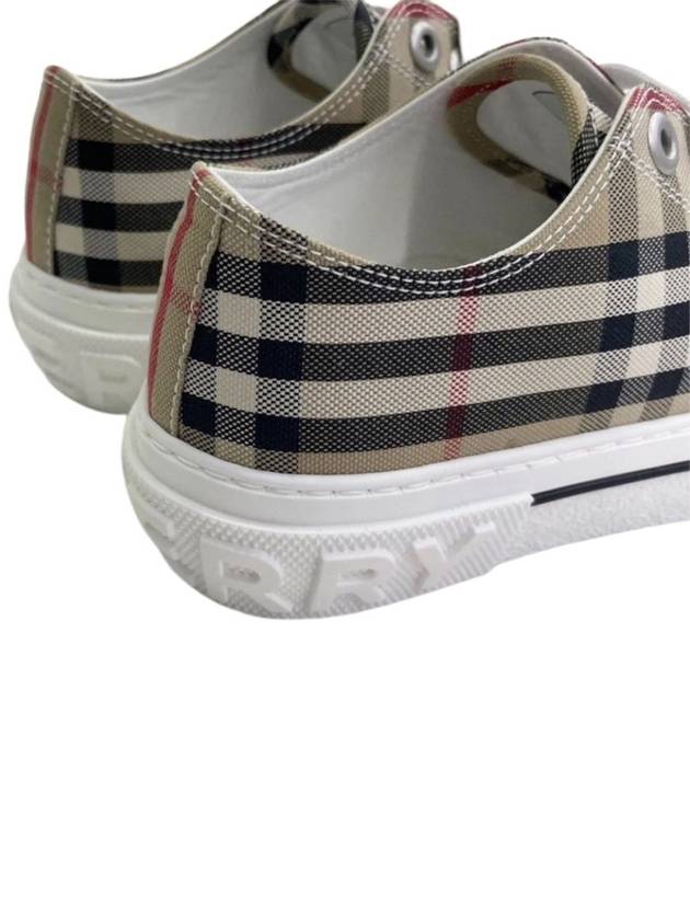 Vintage Check Cotton Sneakers Archive Beige - BURBERRY - BALAAN 7