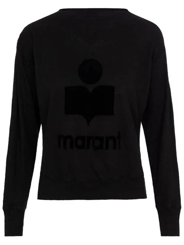 Kilsen Logo Print Sweatshirt Black - ISABEL MARANT - BALAAN 2