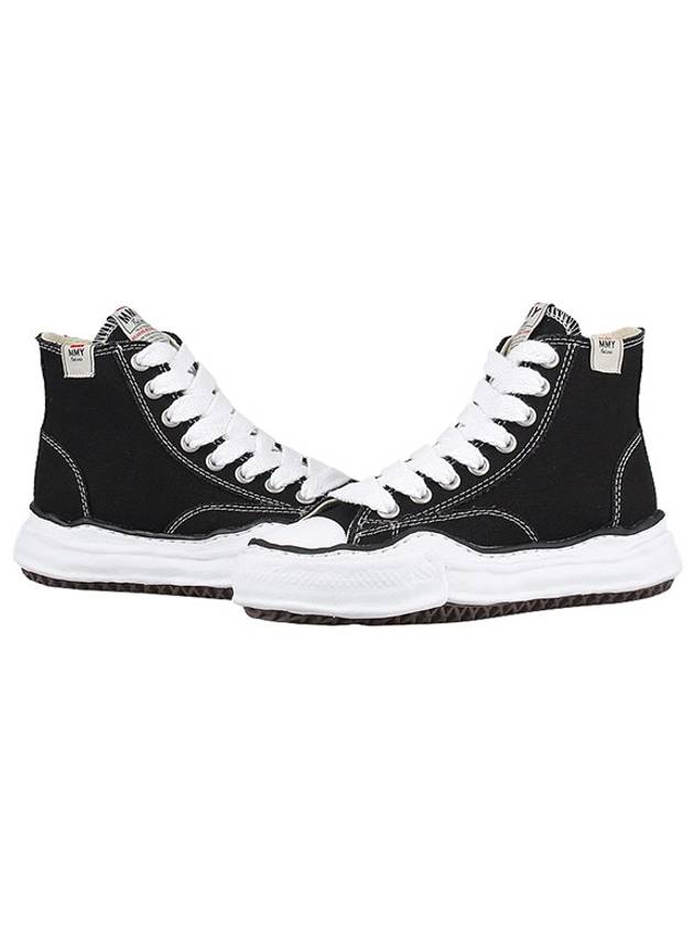 Peterson OG Sole Canvas High Top Sneakers Black - MIHARA YASUHIRO - BALAAN 2