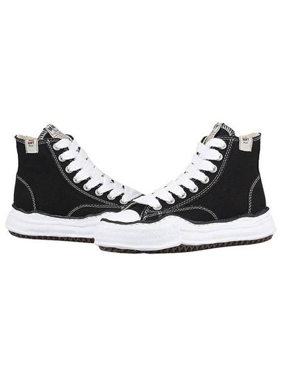 Peterson OG Sole Canvas High Top Sneakers Black - MIHARA YASUHIRO - BALAAN 2