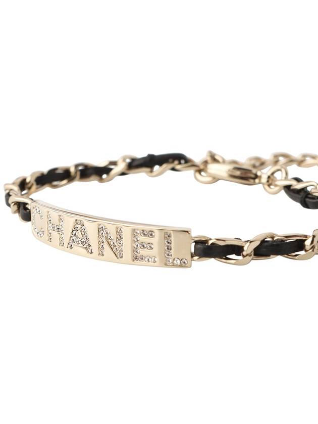 CC Crystal Lambskin Chain Bracelet 34229 - CHANEL - BALAAN 2